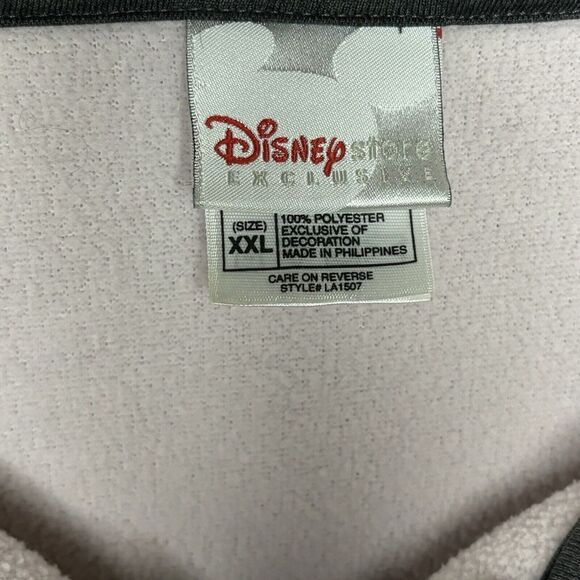 Disney Store Fleece Sweatshirt Jacket Womens XXL Gray Winnie The Pooh Eeyore - Picture 3 of 7